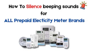 How to silence Alarm Meter Sounds For All Prepaid Electricity Meter brands 2024 Guide [upl. by Mazel865]