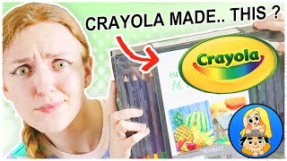 CRAYOLA made an ADULT COLORING KIT [upl. by Airtemed198]