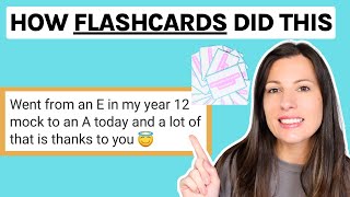 How to make and use flashcards to get an AA  how to use flashcards  Alevel biology flashcards [upl. by Violette124]