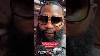 I ASKED ADRIEN BRONER TO GIVE HIS REACTION ON GERVONTA LEAVING MAYWEATHER PROMOTIONS [upl. by Dhu]