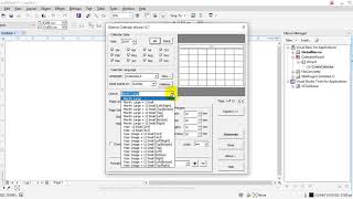 Cara Membuat Kalender dengan CorelDRAW X7 [upl. by Samtsirhc]