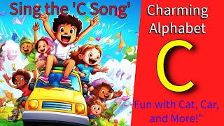 quotC is for Cat Fun amp Catchy C Song for Kids  Learn Words That Start with Cquot [upl. by Artair]