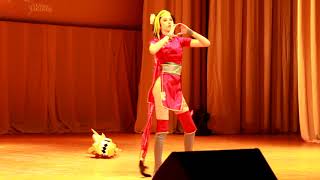 Firecracker Jinx amp Officer Vi League of Legends at UnityCon 2018 [upl. by Ellirehs]