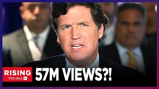 Tucker Carlsons Video Message Viewed 57 MILLION TIMES Blowing Away Fox News Viewership [upl. by Walden]