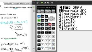 normalcdf and invnorm on TI84 [upl. by Jewell]