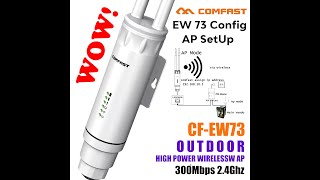 COMFAST EW73 AP CONFIG 2022 SetUp Tagalog [upl. by Pape]