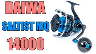 Daiwa SALTISTMQ14000H Saltist MQ Spinning Reel Review  JampH Tackle [upl. by Alecram]