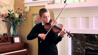 Benjamin performs Sicilienne and Rigaudon by Fritz Kreisler [upl. by Noirod]