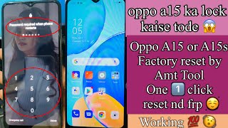 oppo a15s factory reset  oppo a15 ka lock kaise tode by amt tool  Description visit [upl. by Ihsoyim801]