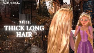 🍂 AA XX THICK LONG HAIR opening the gate and bragging about my thick hair [upl. by Mano61]