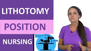 Lithotomy Position Nursing NCLEX Review [upl. by Arratoon]