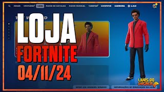 LOJA DE HOJE FORTNITE  04112024 [upl. by Elnar]