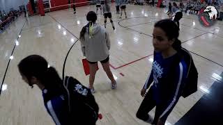 NETFORCE Falcons JH Volleyball  Dallas Angels Classic 2024  Game 3 [upl. by Esinwahs]