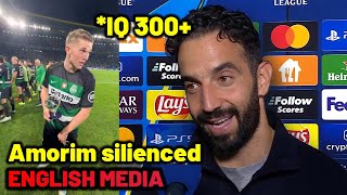 Ruben Amorim silenced English media with his brilliant interview after Sporting win vs Man City [upl. by Nylyahs294]