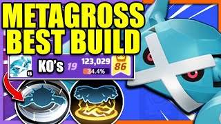 The BEST METAGROSS BUILD can DESTROY RANKED so easily  Pokemon Unite [upl. by Kalmick757]