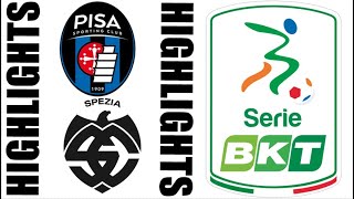 AC Pisa 22 Spezia Calcio Highlights  LEGA B 20242025 [upl. by Siramay173]