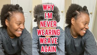 Why I’m never wearing weave again [upl. by Jansson]