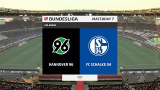 FIFA 22  Hannover 96 vs FC Schalke 04  HDIArena  Full Gameplay [upl. by Eenalem]