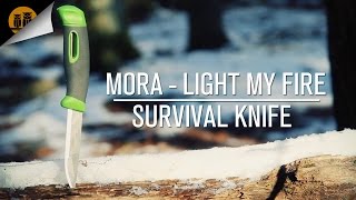 Light My Fire amp Mora Swedish Fireknife  Bushcraft Knife  Field Review [upl. by Shuman358]