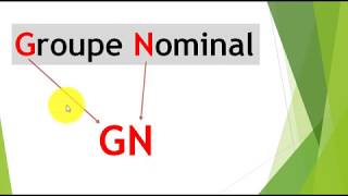 grammaire 19  le groupe nominal المجموعة الإسمية [upl. by Anol]