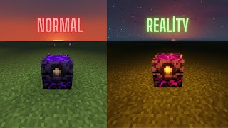 Normal Minecraft and in reality [upl. by Isahella]