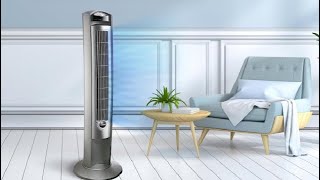 Lasko Oscillating Tower Fan Remote Control Timer 3 Quiet Speeds for Bedroom Living Room and Off [upl. by Epilef]