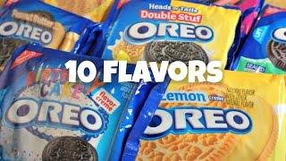 Tasting 10 Flavors of Oreo [upl. by Irvine]