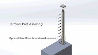 Press and Latch Cable Railing Installation Demo [upl. by Daffy]