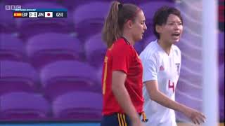 SheBelieves Cup 2020 Spain v Japan [upl. by Ahsilak]