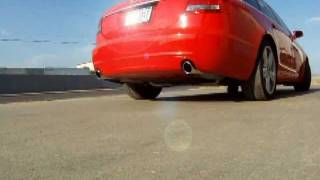 Audi 32l V6 A6 C6 Custom Exhaust  ILL Industries K6 Mufflers [upl. by Aseeral386]