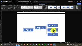 Microsoft 365 How to Insert quotSmartArt Hierarchyquot Template in Office Word Windows 11 [upl. by Jarib]