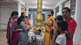 Sri Venu Gopala Swamy temple vemukunta chandanagar serilingampally Akasha deepam [upl. by Jere]