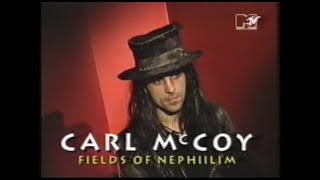 Fields of the Nephilim  interview Carl  MTV 1991 [upl. by Wilburn66]