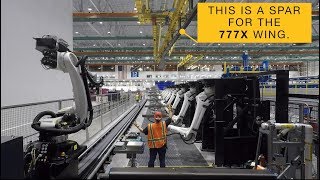 How Boeing Tests the Wing Spars of the 777X [upl. by Nonnerb]