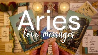 ARIES LOVE TAROT THE TRUTH IS MY FEELINGS FOR YOU HAVENT CHANGED 💞 [upl. by Osi]