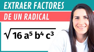 EXTRAER FACTORES del RADICAL con Letras y Números ✅ [upl. by Akemad]