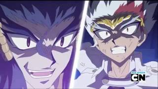 Beyblade Metal Fury Episode 44 Nemesis vs Ldrago [upl. by Aveneg]