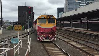 VLine N469 City of Morwell Arriving at Southern Cross Station from Shepparton [upl. by Wedurn]