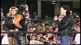 31698 Macho Man Randy Savage and Eric Bischoff promo [upl. by Roosnam]