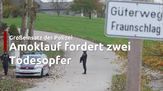 Amoklauf eines Jägers in Altenfelden und Arnreit fordert offenbar zwei Todesopfer [upl. by Nerra995]