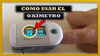 Aprende como usar Oxímetro de dedo VALORES NORMALES [upl. by Kiley622]