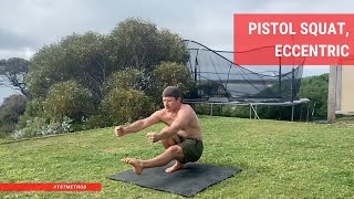 Pistol Squat Eccentric [upl. by Arty]