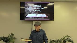 School of Ministry Principlizing and Applying Lesson 4 [upl. by Post]