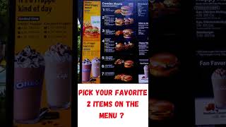 What Are Your Favorite Two Items On The McDonalds Menu mcdonalds [upl. by Aliet75]