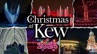 Christmas at Kew  2024  Christmas Lights Trail [upl. by Kciv]