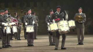 Militärmusik Salzburg drums  Tattoo Sankt Gallen 2012 [upl. by Ray]