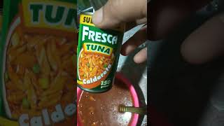 yummys food cooking want to like it Fresca tuna 2 eggs addd mixwell to cook good [upl. by Grindlay851]