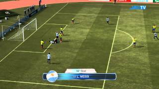 FIFA 12  RTWC Japan 2012  Argentina vs Ecuador [upl. by Enirhtac897]