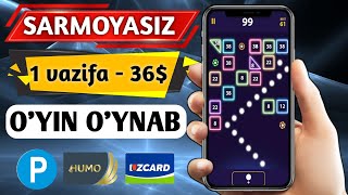 SARMOYASIZ OYIN OYNAB  36 ISHLASH Internetda oson pul ishlash Sarmoyasiz pul topish 2024 Skromny [upl. by Relly]