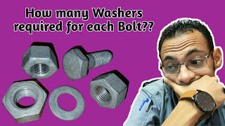 No of washers for bolts as per EN 10902 [upl. by Gnof]